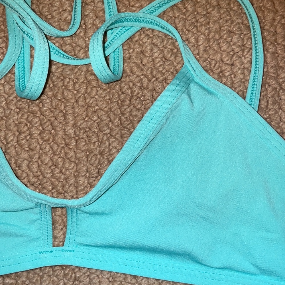 teal jolyn swimsuit bikini top